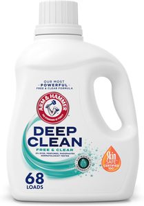 ARM & HAMMER Deep Clean Free & Clear Liquid <b>Laundry</b> Detergent, Free of Dyes, <b>Perfumes</b> and Phosphates, 102 Fl Oz, 68 Loads - Product Image 5
