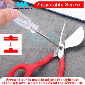 Tùy chỉnh được thực hiện trong Pakistan Nhà cung cấp tốt nhất 2025 OEM ODM dịch vụ đính Lưỡi tông đơ cho vải & Thảm Duckbill kéo - Product Image 3