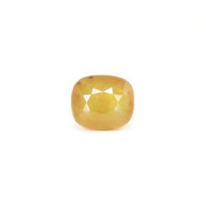 Zafiro Amarillo Natural - 4.9 Quilates, Corte Ovalado Facetado, Topacio Azul Creado en Laboratorio con Colores de Gemas Marrones, Rojas y Verdes - Product Image 1