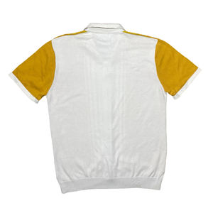 เสื้อโปโลผู้ชายแบบถักซิปแขนสั้นระบายอากาศได้ดีเสื้อยืดกอล์ฟเนื้อสีทึบพิมพ์ลายออกแบบได้ตามต้องการ - Product Image 4