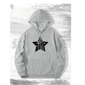 Sweat à capuche 100% coton personnalisé de haute qualité pour hommes impression solide surdimensionnée vierge avec pantalon de survêtement fabriqué avec logo 3D - Product Image 2