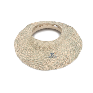 Seagrass Straw <b>Summer</b> <b>Hat</b> Handmade Vintage Straw Seagrass Water Hyacinth Craft <b>Hats</b> Scratch Vietnam Supplier - Product Image 2