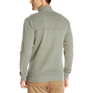 OEM venta al por mayor logotipo personalizado frente media cremallera manga larga pulóver 1/4 media cremallera sudaderas para hombres mujeres Unisex - Product Image 2