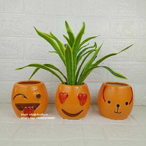 Maceta de cerámica de lujo hecha a mano para exhibición de suculentas y cactus en interiores - Product Image 5