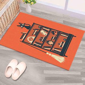 พรมพิมพ์ลายแบบนามธรรม ตกแต่งภายในบ้านสไตล์โมเดิร์น หนานุ่ม ทำความสะอาดง่าย พร้อมพรมขนสั้น - Product Image 5