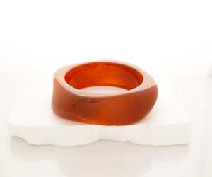 กำไลเรซินอีพ็อกซี่ของผู้หญิงแบบทำมือรูปแบบนางฟ้าที่มีผิวเงา - Product Image 3