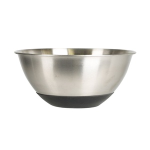 Ensemble de bols de cuisine en acier inoxydable de qualité alimentaire durable, polyvalents, profonds, ronds, pour mélanger, préparer, servir et cuisiner, pour un usage quotidien - Product Image 6