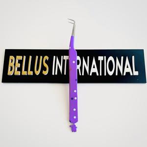 Pince à épiler d'extension de cils de nouvelle conception pince à épiler durable à pointe pointue à 90 degrés testée à la main avec emballage de logo - Product Image 2