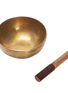 Bol musical en laiton battu à la main fabriqué par des artisans qualifiés idéal pour la thérapie de guérison spirituelle par le son, le yoga et la relaxation - Product Image 6