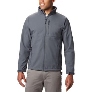 Chaqueta Softshell Gris para Hombre, Transpirable, Impermeable, Cálida, Ajustable, al por Mayor - Product Image 1