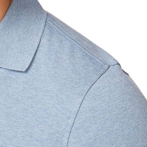 Polo classique surdimensionné pour homme, streetwear, mélange de coton, confortable, décontracté, manches courtes, commandes en gros, marque privée - Product Image 5