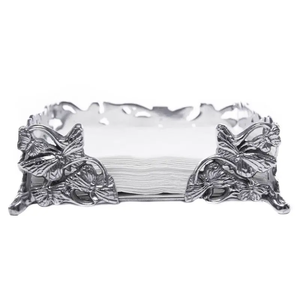 Porte-serviettes en métal plaqué or de luxe pour porte-serviettes, organisateur de mouchoirs décoratif durable, porte-serviettes en forme de cœur - Product Image 2