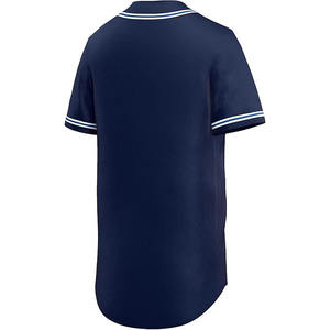 Conjunto de uniforme de béisbol personalizado TF, ropa de softball transpirable con patrón de sublimación, estampado de logotipo bordado, camisetas de Jersey suaves - Product Image 5