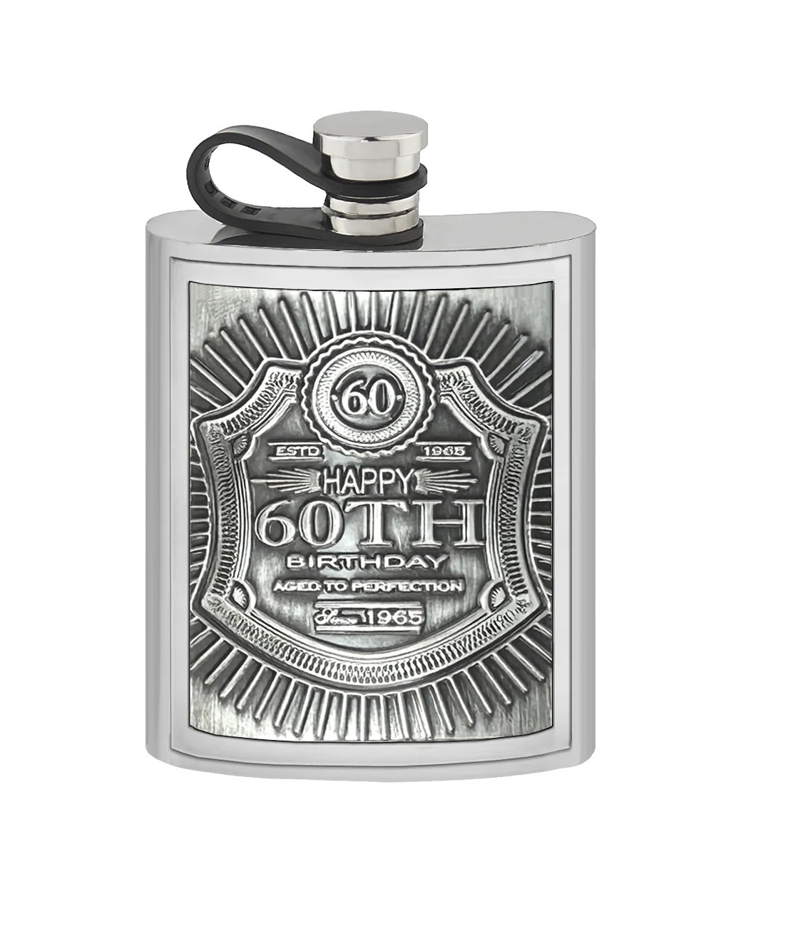 Fiaschetta in acciaio inox con incisione, fiaschetta personalizzata, 8oz/237 ml, per cacciatori, golfisti, sposi, regali personalizzati per uomini (marrone