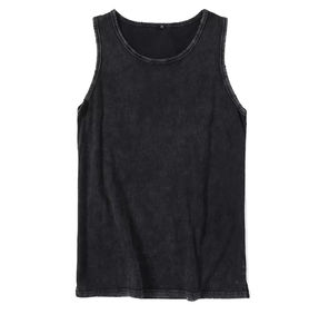 Best High Design Custom High Quality <b>Men's</b> Distressed <b>Tank</b> <b>Tops</b> Casual Blank Screen Printing <b>Tank</b> <b>Top</b> for <b>Men</b> OEM Service - Product Image 1