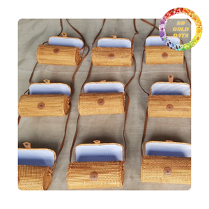 กระเป๋าคลัทช์ทอและกระเป๋าถือทำจากฟางหวายธรรมชาติ | ผู้จำหน่ายเวียดนาม - Product Image 5