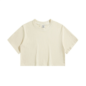 Camisetas ecológicas de algodón orgánico, camisetas cortas transpirables de talla grande para mujer, camisetas con logotipo personalizado - Product Image 2