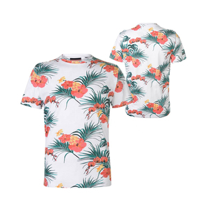 Camiseta de personalización de mejor diseño altamente exigente para hombres, última llegada, mezcla de poliéster tejida y algodón de alta calidad para sublimación - Product Image 1