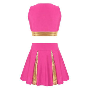 Uniforme de pom-pom girl en polyester à séchage rapide pour femme, matériau respirant, sublimation, nouvel arrivage - Product Image 2