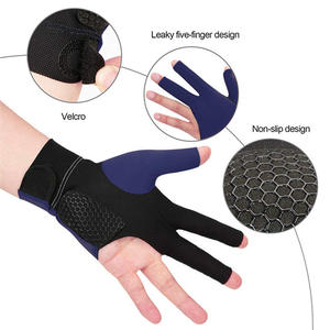 2025 Unisex High Quality Three Finger <b>Snooker</b> <b>Gloves</b> Custom Breathable Anti-Slip Chalk <b>Billiard</b> <b>Gloves</b> Wholesale - Product Image 4