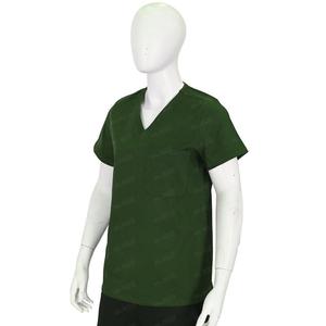Blaze Fight Medical Scrubs Uniformes Camisa de cuello alto de manga corta para uso hospitalario - Product Image 1
