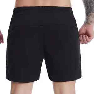 Cool Workout Sports Shorts Gym Fitness Running Pantalones cortos de secado rápido que absorben el sudor con bolsillo para hombres - Product Image 3