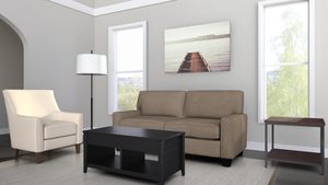 THCT - 0054 Table basse rectangulaire en bois spéciale personnalisée Furniture Basics Lift-Top Storage en noir - Product Image 6