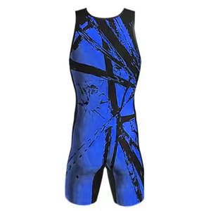 เสื้อกล้ามมวยปล้ำยืดผ้าสแปนเด็กซ์/ โพลีเอสเตอร์สำหรับทุกเพศ OEM - Product Image 6