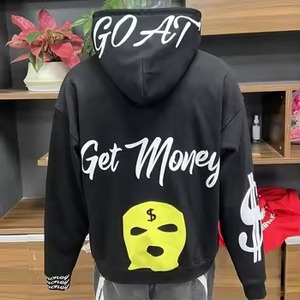 Zaful เสื้อกันหนาวขนแกะขั้วโลกขนปุยมีฮู้ดปักลายบล็อกครึ่งสีมีซิป - Product Image 3