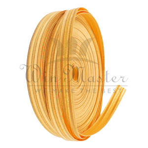 Encaje Mylar de poliéster, trenzado, plata, gris, 12 mm - Product Image 4