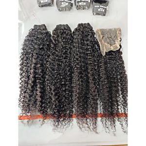 วิกผมหยิกสำหรับต่อผมมนุษย์แบบเต็มแผ่นปิดวิกผมคนอินเดีย - Product Image 1