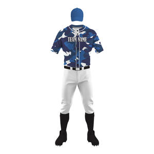 Ensembles d'uniformes légers de baseball et de softball de meilleure qualité pour hommes et femmes Logo personnalisé imprimé Concevez votre propre uniforme - Product Image 2