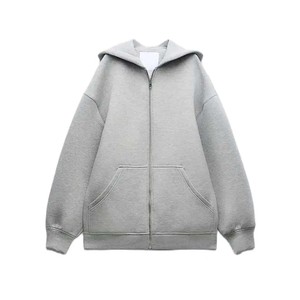 เสื้อฮู้ดผู้ชายโอเวอร์ไซส์ฮิปฮอปบ็อกซี่ซักวินเทจ - Product Image 6