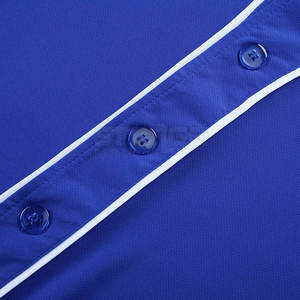 Camiseta de Béisbol de Manga Corta de Alta Calidad, Talla Grande, Secado Rápido, Transpirable, 100% Poliéster, Ecológica - Product Image 3