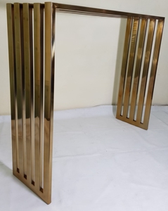 Tables de console tubulaires SS pour la décoration intérieure et les vanités miroir disponibles en plusieurs finitions et tailles - Product Image 5