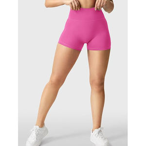 Shorts de Cintura Alta con Efecto Push-Up para Yoga, Fitness, Entrenamiento, Cómodos, Elásticos, de Poliéster y Spandex para Mujer - Product Image 5