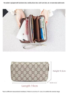 Dompet Surat Baru Tas Tangan Wanita dengan Ritsleting Gaya Vintage Harga Spesial Tas Ponsel untuk Usia Paruh Baya Serbaguna Kapasitas Besar Ukuran Kecil