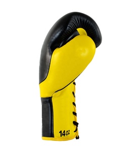 Guantes de Boxeo Profesionales de Cuero Vacuno de 8oz y 12oz, Transpirables, Diseño Personalizado, con Cordones, para Entrenamiento y Competencia, Gran Venta - Product Image 4