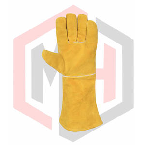 ถุงมือหนังทนความร้อนสำหรับงานเชื่อม ยอดนิยม 7 ออนซ์ 16 นิ้ว ป้องกันไฟฟ้าสถิต - Product Image 2