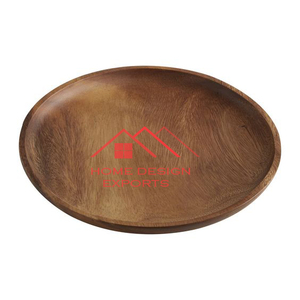 Plato de Madera Personalizado para Servir Comida, Ideal para Hogar, Hotel o Restaurante, Calidad Superior, Pedido Mínimo 100 Piezas - Product Image 3