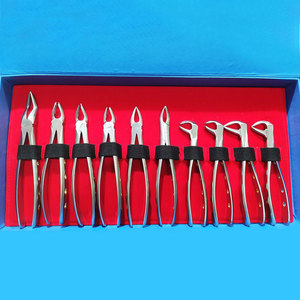 Juego de extracción de examen de estudiante personalizado hecho en fábrica internacional M.A Siddique, juego de instrumentos dentales con fórceps de 10 piezas - Product Image 2
