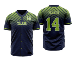 Nuevo uniforme de béisbol de diseño personalizado al por mayor uniforme de béisbol para hombres uniforme de alta calidad - Product Image 3