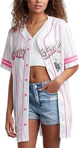 Maillot de baseball à séchage rapide Design unique Vêtements de sport Maillot de baseball imprimé pour femmes Respirant Fabriqué au Pakistan - Product Image 3