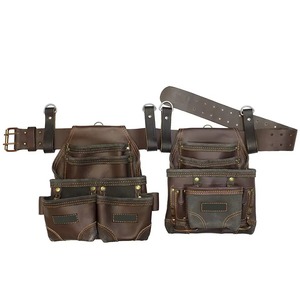 Cotton Nylon Polyester Tool Belt Bag with Multiple Pockets Adjustable Strap Custom Color & Size for Men Work Storage - Product Image 5
