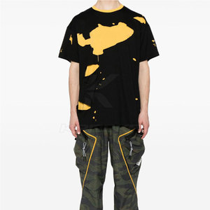 เสื้อยืดโอเวอร์ไซส์ผู้ชายรุ่นแอดวานซ์ ทรงปกติ ผ้าฝ้าย 100% สไตล์สตรีท แห้งเร็ว ระบายอากาศได้ดี น้ำหนักเบา สวมใส่สบาย ลงตัวอย่างสมบูรณ์แบบ - Product Image 5