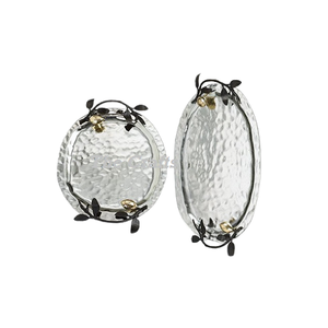 Trending Design Petit Déjeuner Plateau De Service Avec Rectangle Forme Premium Qualité Restaurant Thé Café Plateau Alimentaire - Product Image 4