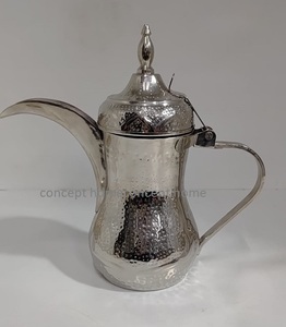 Cafetera árabe, cafetera árabe de color níquel, cafetera de té árabe - Product Image 1