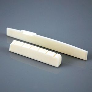 Tuerca de hueso de guitarra Natural hecha a mano y sillín Mehak Impex piezas de instrumentos musicales fuente de hueso de alta calidad - Product Image 5