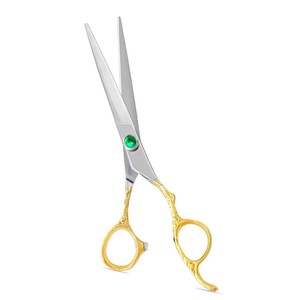 Tijeras de peluquería de acero inoxidable japonés, juego de corte de pelo de hoja recta de 6 \ ", herramienta de estilismo de belleza para barbería - Product Image 2