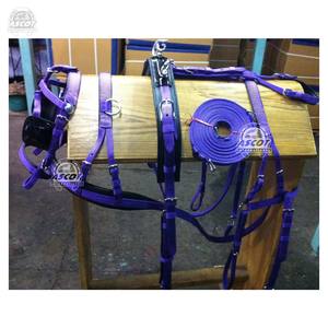Jeu de harnais de conduite pour chevaux en gros synthétique pp Équipement d'équitation Sports de plein air équestres - Product Image 4